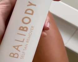 Avalon endorses Balibody tan remover through her Instagram.